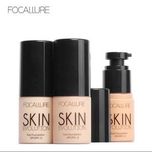 FOCALLURE 2-in-1 Foundation + Concealer – Volle Deckkraft, Langanhaltend, Mit LSF 15, Für Makellosen Teint